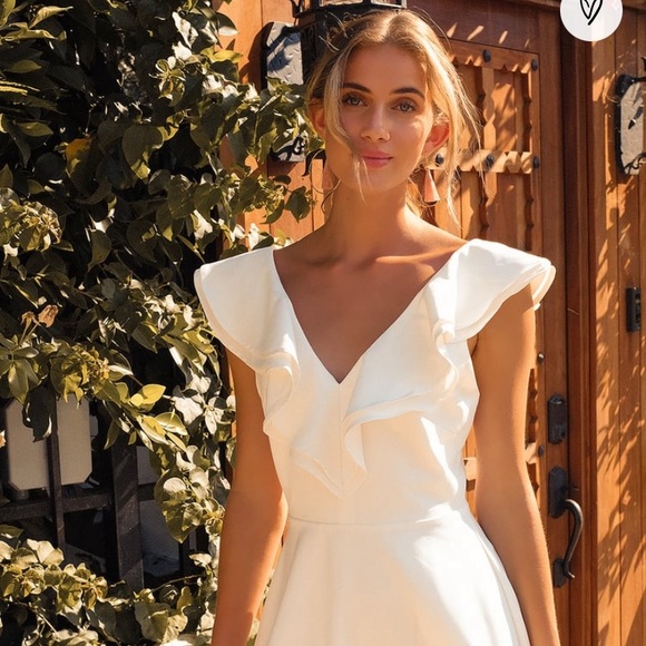 Lulus Brand New Cute White Dress - Picture 3 of 6